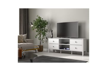 Olyros TV-benk 160 cm - Natur/Hvit - Møbler - TV- & Mediamøbler - TV benk & mediabenk