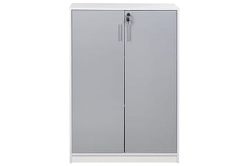 Oppbevaringsenhet Zehna Grå, hvit, 80x40x117 cm - Grå, hvit, 80x40x117 cm - Oppbevaring - Skap - Oppbevaringsskap