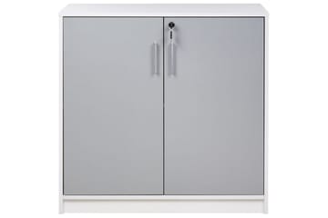 Oppbevaringsenhet Zehna Grå, hvit, 80x40x80 cm - Grå, hvit, 80x40x80 cm - Møbler - TV- & Mediamøbler - Mediestativ & veggfeste - TV-veggfeste