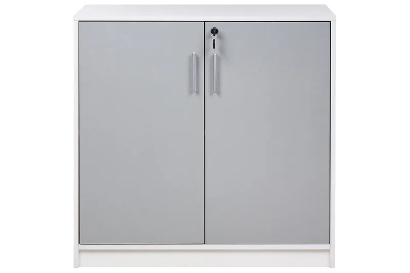 Oppbevaringsenhet Zehna Grå, hvit, 80x40x80 cm - Grå, hvit, 80x40x80 cm - Oppbevaring - Skap - Oppbevaringsskap