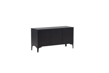 Piring Gulvstående TV-benk 120 cm med Oppbevaring i Metall - Svart - Møbler - TV- & Mediamøbler - TV benk & mediabenk