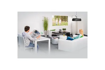 Prosjektorfeste Hama til tak og vegg hvit - Hvit - Møbler - TV- & Mediamøbler - Mediestativ & veggfeste - Projektorfeste