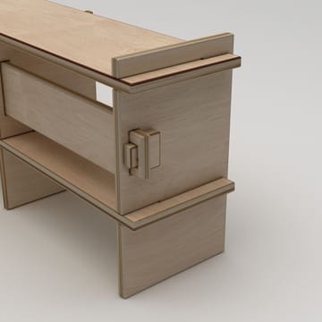 Ropira TV-benk 220 cm - Naturlig tre - Møbler - TV- & Mediamøbler - Mediestativ & veggfeste - TV-veggfeste