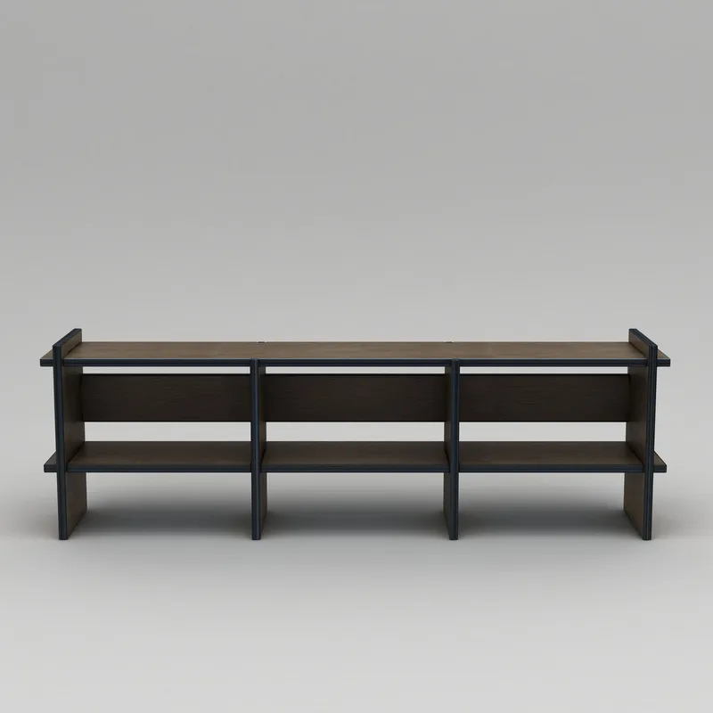 Ropira TV-benk 220 cm - Valnøtt - Møbler - TV- & Mediamøbler - Mediestativ & veggfeste - TV-veggfeste