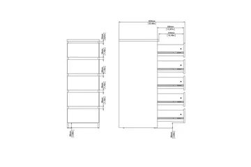 Salomns Kommode 111,3 cm - Svart - Oppbevaring - Oppbevaringsmøbler - Kommode