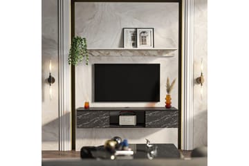 Sovric TV-benk 140 cm - Hvit - Møbler - TV- & Mediamøbler - TV benk & mediabenk