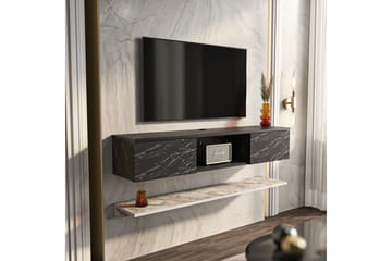 Sovric TV-benk 140 cm - Hvit - Møbler - TV- & Mediamøbler - TV benk & mediabenk