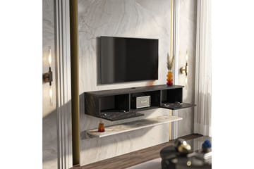 Sovric TV-benk 140 cm - Hvit - Møbler - TV- & Mediamøbler - TV benk & mediabenk