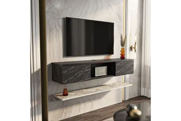 Sovric TV-benk 140 cm - Hvit - Møbler - TV- & Mediamøbler - TV benk & mediabenk