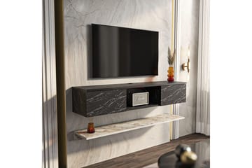 Sovric TV-benk 140 cm - Hvit - Møbler - TV- & Mediamøbler - TV benk & mediabenk