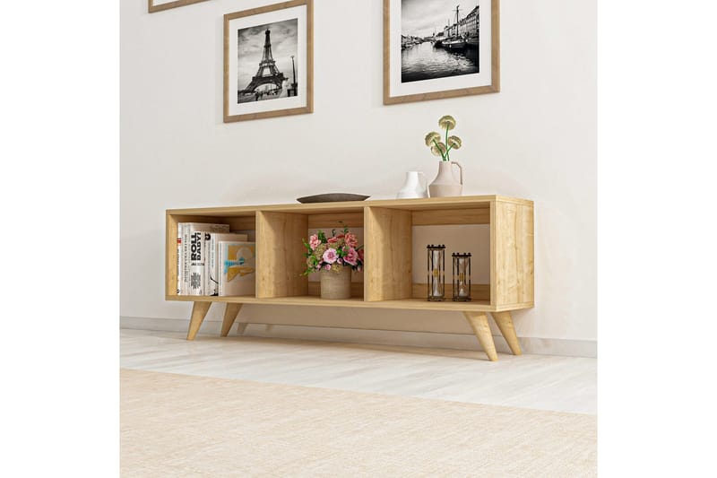 Springhill TV-benk 120 cm - Blå - Møbler - TV- & Mediamøbler - TV benk & mediabenk