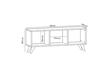 Springhill TV-benk 120 cm - Blå - Møbler - TV- & Mediamøbler - TV benk & mediabenk