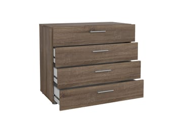 Suntia Kommode 80 cm - Gråfarget tre - Oppbevaring - Oppbevaringsmøbler - Kommode