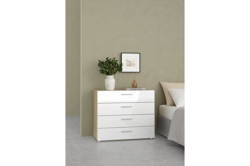 Suntia Kommode 80 cm - Natur/Hvit - Oppbevaring - Oppbevaringsmøbler - Kommode