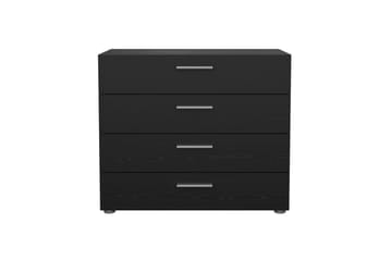 Suntia Kommode 80 cm - Svart/Gråfarget tre - Oppbevaring - Oppbevaringsmøbler - Kommode