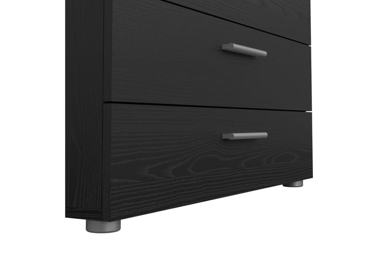 Suntia Kommode 80 cm - Svart/Gråfarget tre - Oppbevaring - Oppbevaringsmøbler - Kommode