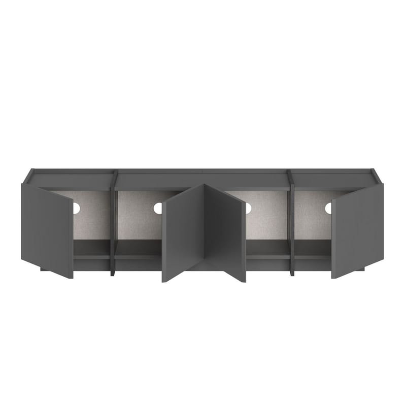 Sylvenn TV-benk 180 cm - Antrasitt/Svart - Møbler - TV- & Mediamøbler - TV benk & mediabenk