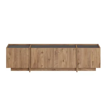 Sylvenn TV-benk 180 cm - Atlantic Pine/Anthracite - Møbler - TV- & Mediamøbler - TV benk & mediabenk