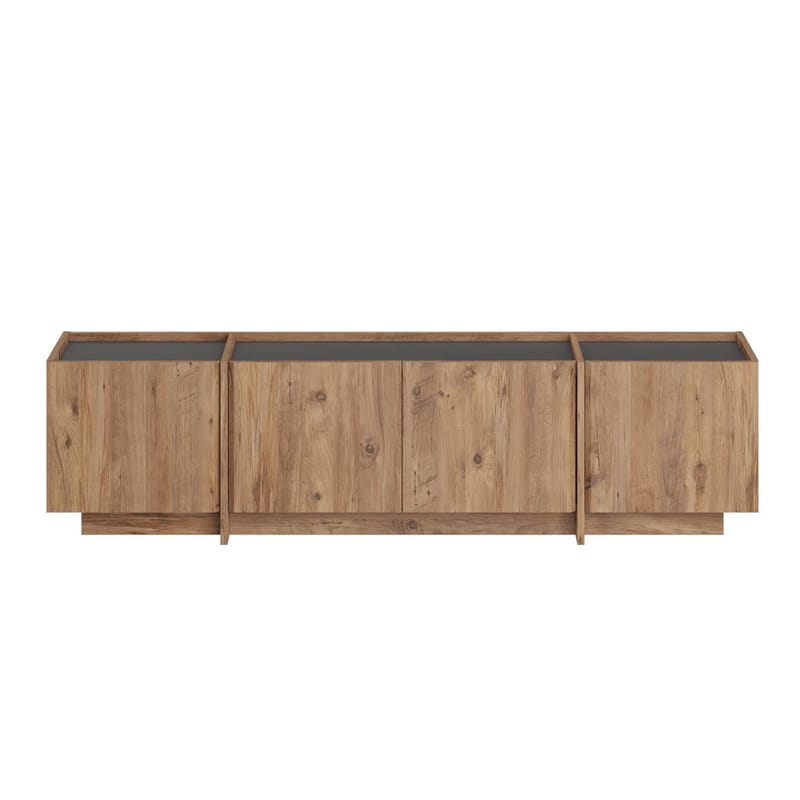 Sylvenn TV-benk 180 cm - Atlantic Pine/Anthracite - Møbler - TV- & Mediamøbler - TV benk & mediabenk