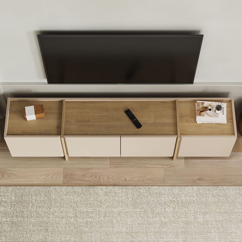 Sylvenn TV-benk 180 cm - Safir Eik - Møbler - TV- & Mediamøbler - Mediestativ & veggfeste - TV-veggfeste