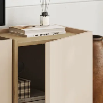 Sylvenn TV-benk 180 cm - Safir Eik - Møbler - TV- & Mediamøbler - Mediestativ & veggfeste - TV-veggfeste