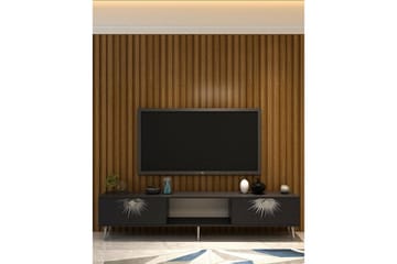 Tari TV-benk 150 cm - Antrasitt/Sølv - Møbler - TV- & Mediamøbler - TV benk & mediabenk