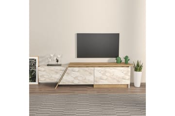 Tavros TV-benk 180 cm - Eik - Møbler - TV- & Mediamøbler - TV benk & mediabenk