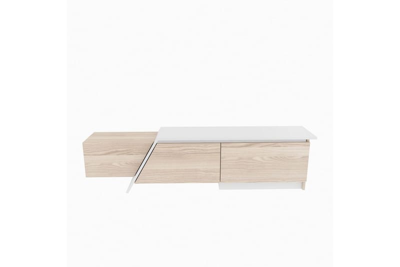 Tavros TV-benk 180 cm - Rød/Hvit - Møbler - TV- & Mediamøbler - TV benk & mediabenk