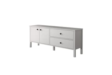 Ticoman TV-benk 140 cm - Natur/Hvit - Møbler - TV- & Mediamøbler - TV benk & mediabenk