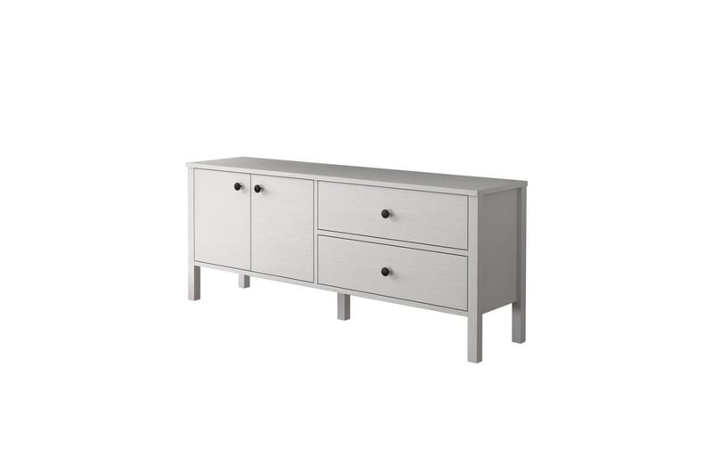 Ticoman TV-benk 140 cm, Natur/Hvit