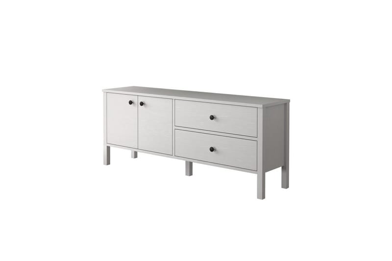 Ticoman TV-benk 140 cm, Natur/Hvit