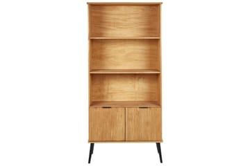 Timmins Bokhylle 90 cm i Furu - Lysebrun - Oppbevaring - Hylle - Bokhylle