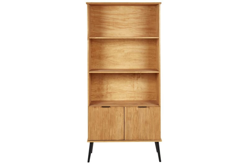 Timmins Bokhylle 90 cm i Furu - Lysebrun - Oppbevaring - Hylle - Bokhylle