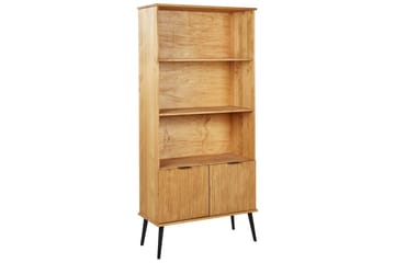 Timmins Bokhylle 90 cm i Furu - Lysebrun - Oppbevaring - Hylle - Bokhylle
