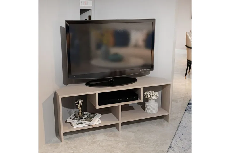 Torlin TV-benk 120 cm - Beige - Møbler - TV- & Mediamøbler - TV benk & mediabenk