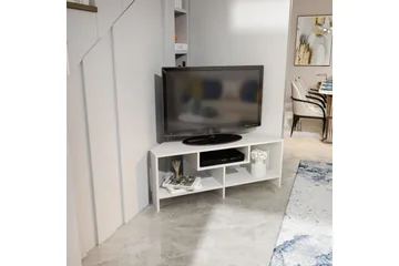 Torlin TV-benk 120 cm - Hvit - Møbler - TV- & Mediamøbler - TV benk & mediabenk