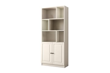 Torvin Bokhylle 70 cm i Malt Tre - Hvit - Oppbevaring - Hylle - Bokhylle