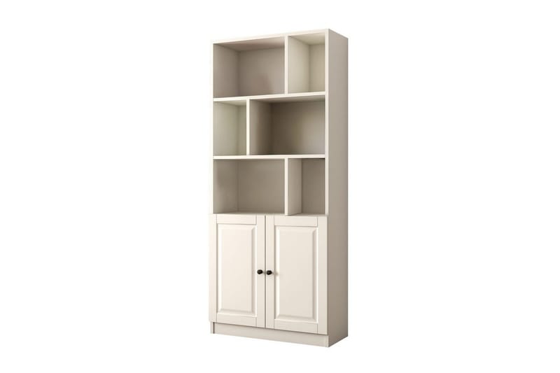 Torvin Bokhylle 70 cm i Malt Tre, Hvit