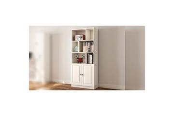 Torvin Bokhylle 70 cm i Malt Tre - Hvit - Oppbevaring - Hylle - Bokhylle