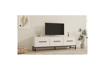 Tukums TV-benk 160 cm - Hvit - Møbler - TV- & Mediamøbler - TV benk & mediabenk