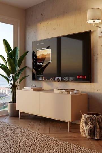 TV-benk Hanah Home Coast (120 x 47,3 x 36,8 cm) Sand - Sand - Møbler - TV- & Mediamøbler - Mediestativ & veggfeste - TV-veggfeste