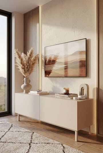 TV-benk Hanah Home Coast (120 x 47,3 x 36,8 cm) Sand - Sand - Møbler - TV- & Mediamøbler - Mediestativ & veggfeste - TV-veggfeste
