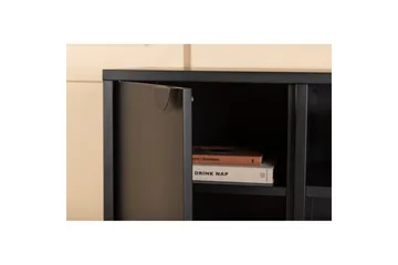 TV-benk Piring - Svart - Møbler - TV- & Mediamøbler - TV benk & mediabenk