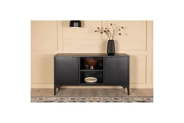 TV-benk Piring - Svart - Møbler - TV- & Mediamøbler - TV benk & mediabenk