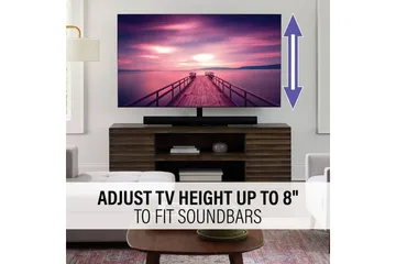 TV-bordstativ Sanus Svingbart Universal Opptil 86 - Svart - Møbler - TV- & Mediamøbler - Mediestativ & veggfeste - TV-veggfeste