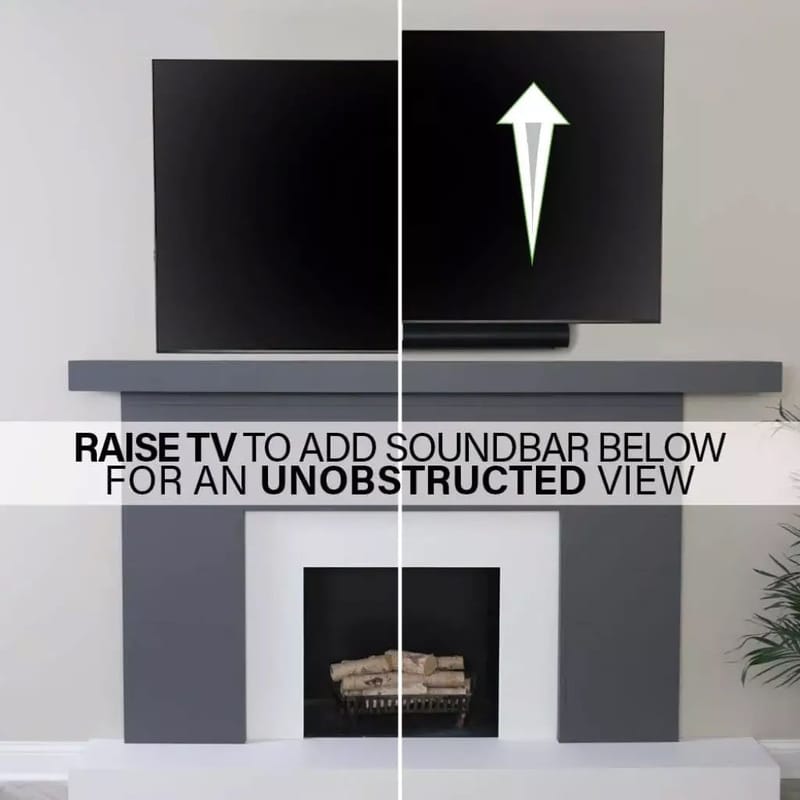 TV-feste Sanus 4D Max Vesa 600x400 42-90 Full Motion Svart - Svart - Møbler - TV- & Mediamøbler - Mediestativ & veggfeste - TV-veggfeste