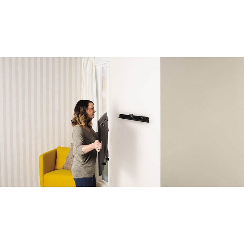TV-feste Sanus Fixed Max Vesa 600x400 47–80 svart - Svart - Møbler - TV- & Mediamøbler - Mediestativ & veggfeste - TV-veggfeste