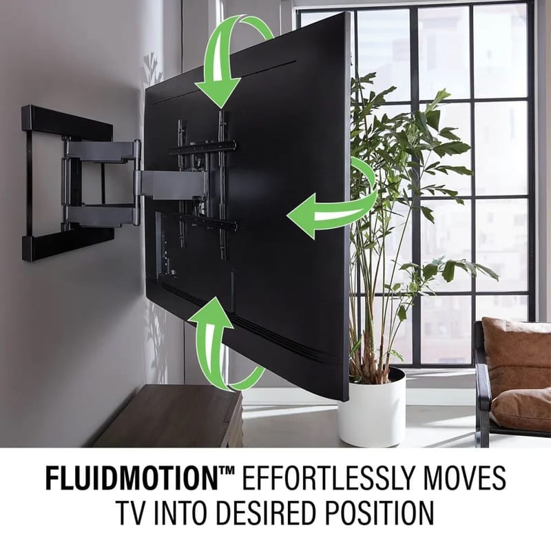TV-feste Sanus Max Vesa 600x450 40-90 Full Motion Svart - Svart - Møbler - TV- & Mediamøbler - Mediestativ & veggfeste - TV-veggfeste