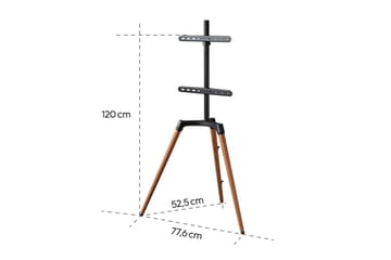 TV Gulvstativ Hama Staffelidesign Opptil 65 - Beige||Svart - Møbler - TV- & Mediamøbler - Mediestativ & veggfeste - TV-veggfeste