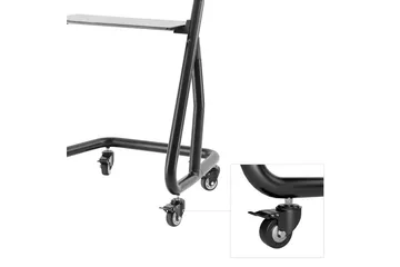 TV-stativ Hama Trolley Opptil 100 Svart - Svart - Møbler - TV- & Mediamøbler - Mediestativ & veggfeste - TV-veggfeste